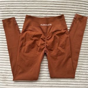 ALPHALETE Amplify Leggings - Butterscotch (NIB)